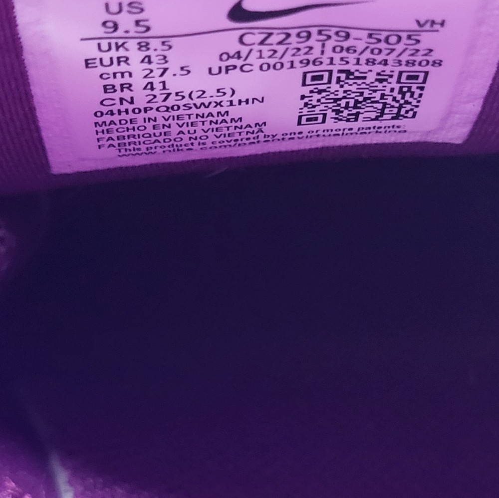 Nike Force SB Low Viotech - Purple Men's Size 9.5 - Picture 10 of 10